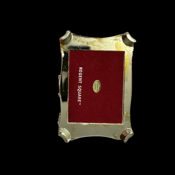 Regent Square Jewelry Trinket Box Rose Buds Velvet Lined Silver Plated Vintage - Picture 4 of 9